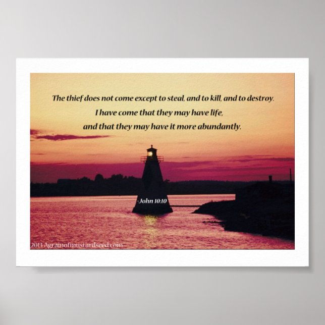 Bible Scripture Prayers Poster (Front)