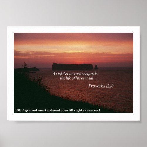 Bible Scripture Prayers Poster