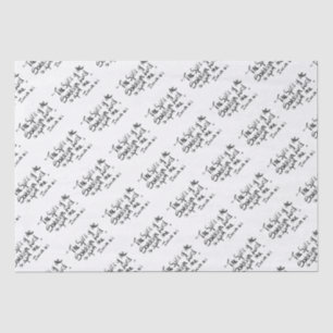 Bible Scripture Religious Text Quote Wrapping Pape Tissue Paper
