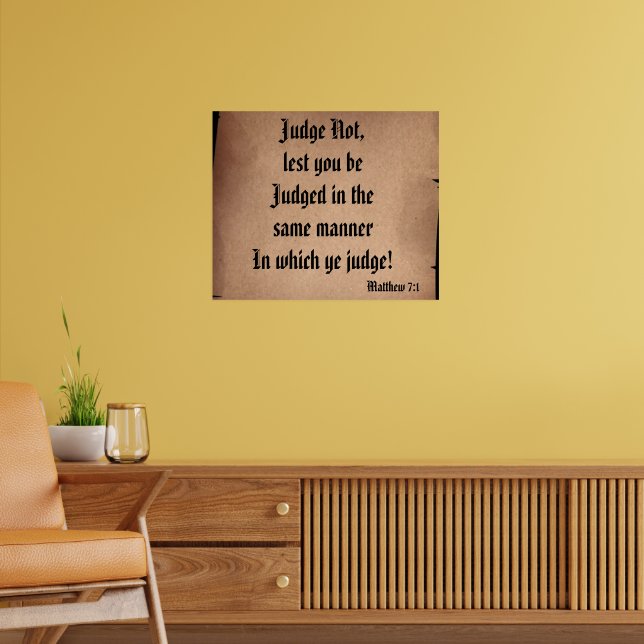 BIBLE SCRIPTURE SCROLL poster (Living Room 2)