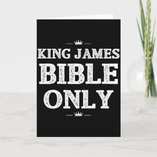 Bible Scripture Verses King James Bible Christian  Card