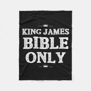 Bible Scripture Verses King James Bible Christian Fleece Blanket