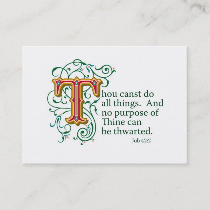 Bible Scriptures Encourage. Business Card | Zazzle