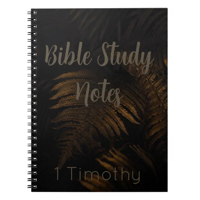 Bible Study-1 Timothy Notebook | Zazzle