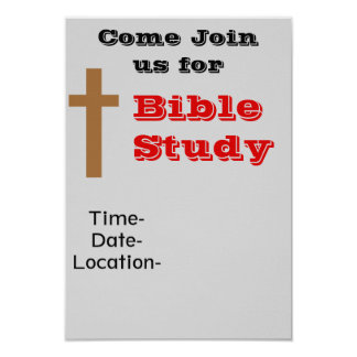 bible study invitation cards