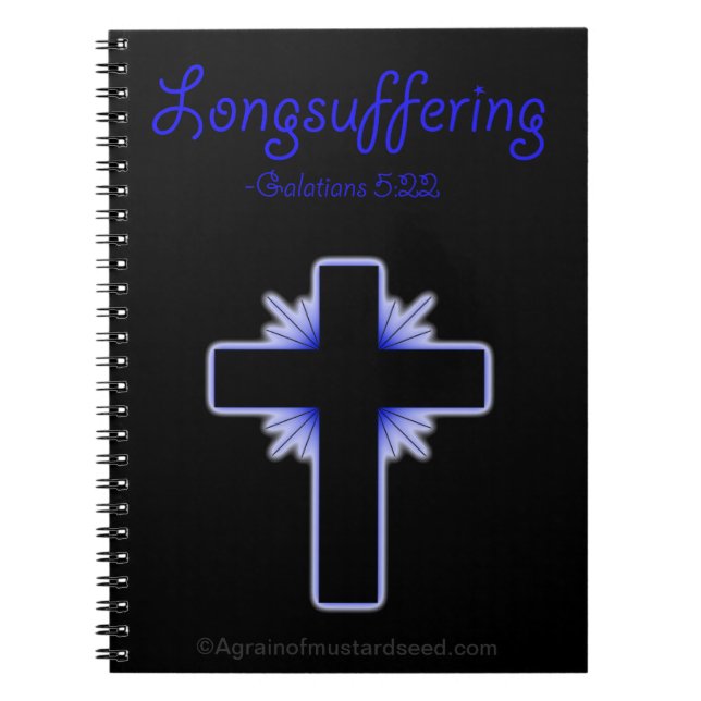 Bible Study Christian Quotes Notebook (Front)