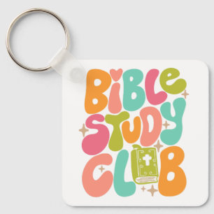Bible Study Club Colorful Keychain