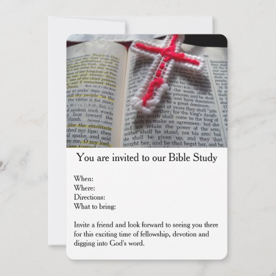 Bible Study Devotional Invitation