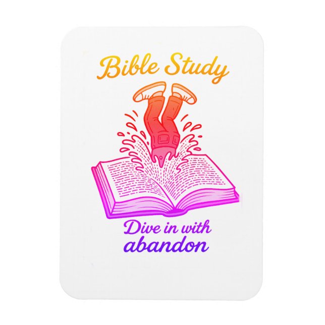 Bible study invitation magnet (Vertical)