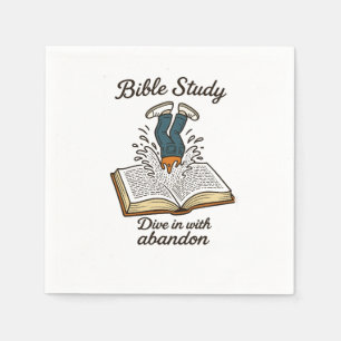 Bible study invitation napkins