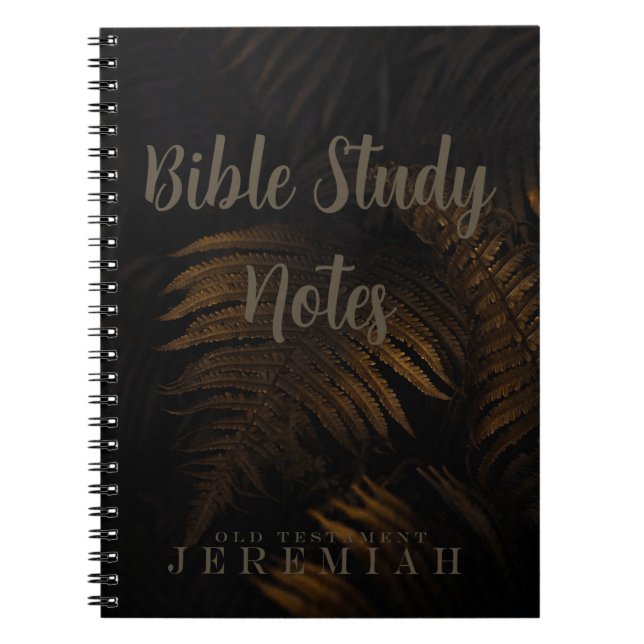 Bible Study-Jeremiah Notebook (Front)