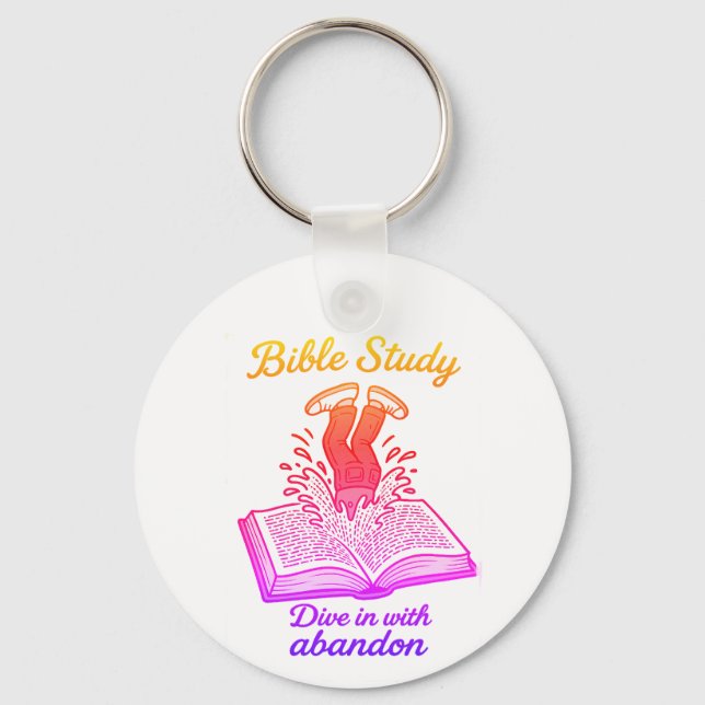 Bible study  keychain (Front)