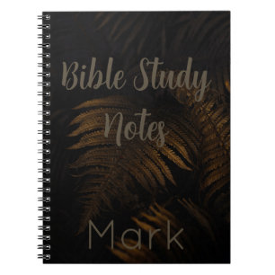 Bible Study-Mark Notebook