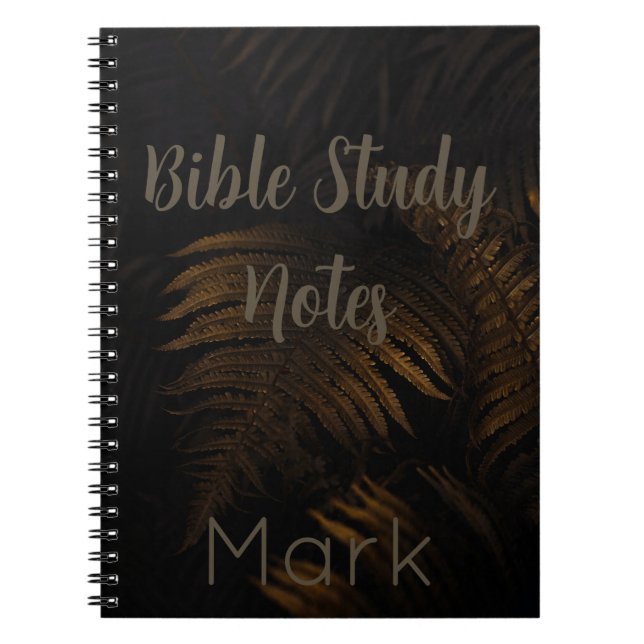 Bible Study-Mark Notebook (Front)