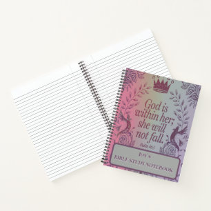 Bible study notebook