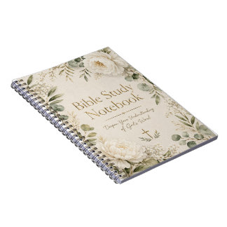 Bible Study Notebook | Christian Spiral Journal