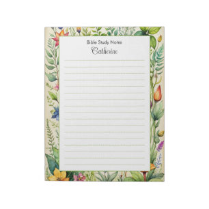 Bible Study Notepaper Personalized Notepad