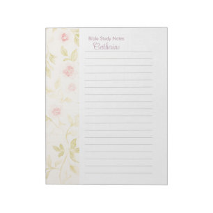 Bible Study Notepaper Personalized Notepad