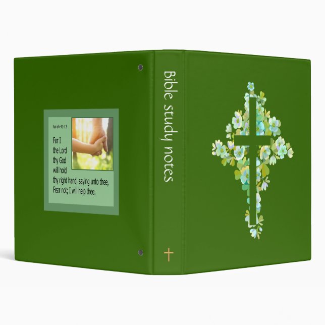 Bible study notes 3 ring binder (Background)