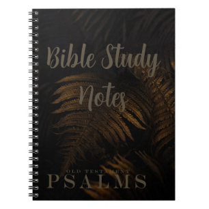 Bible Study-Psalms Notebook