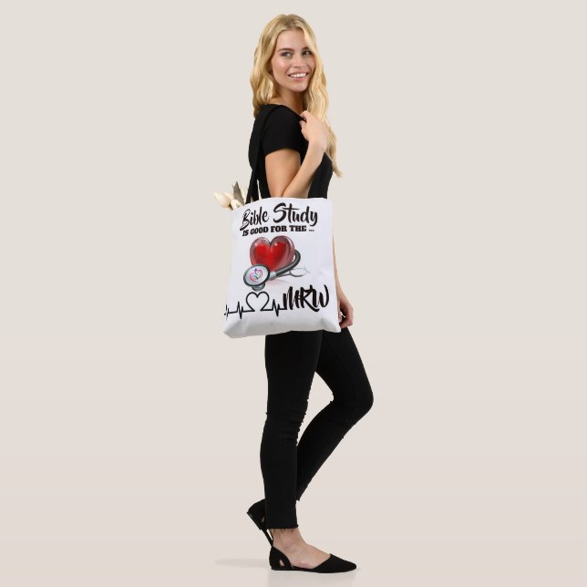 Bible Study / Religion - See Back Tote Bag (On Model)