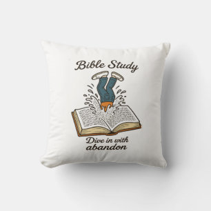 Bible Study Throw Pillow