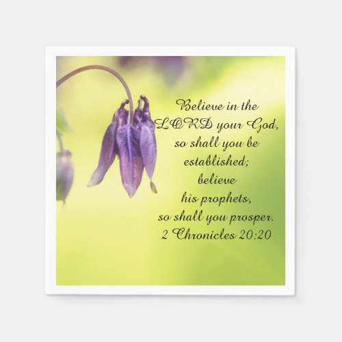 Bible Text 2 Chronicles 2020 Paper Napkins