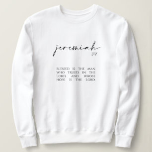 Bible Verse about  Love White Woman Sweatshirt