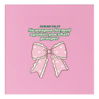 Bible verse acrylic wall art, christian wall art