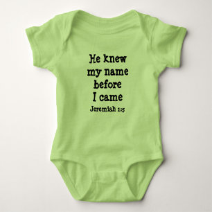 Bible Verse Baby Shirt