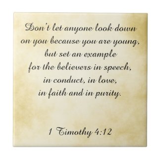 Bible Verse Be an Example