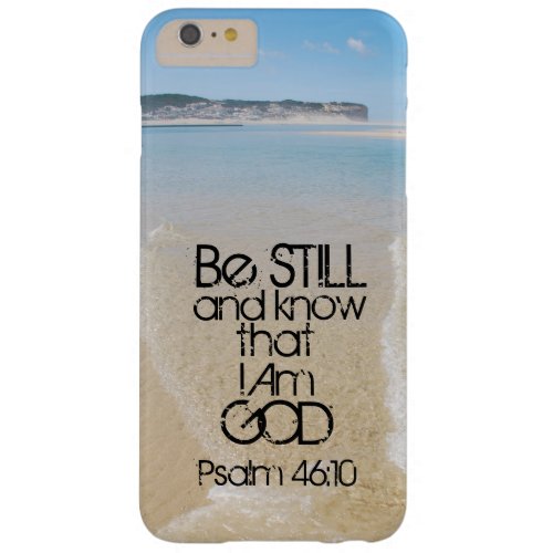 Bible Verse Be Still and Know I Am God iPhone Case