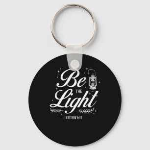 Bible Verse Be The Light Matthew 514 Keychain