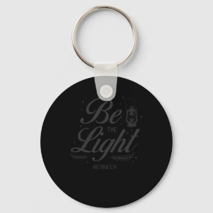 Bible Verse Be The Light Matthew 514 Keychain
