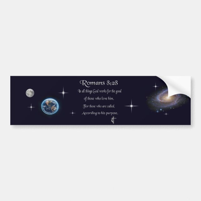 Bible verse bumper sticker (Front)