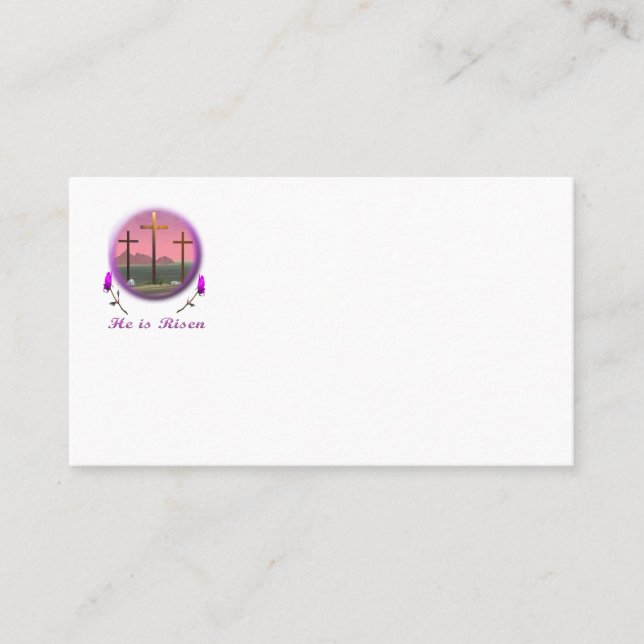 Bible verse business card (Front)