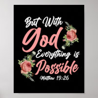 Bible Verse But With God Everything Is Possible