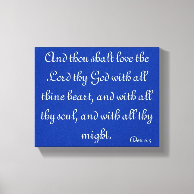Bible verse canvas (Front)