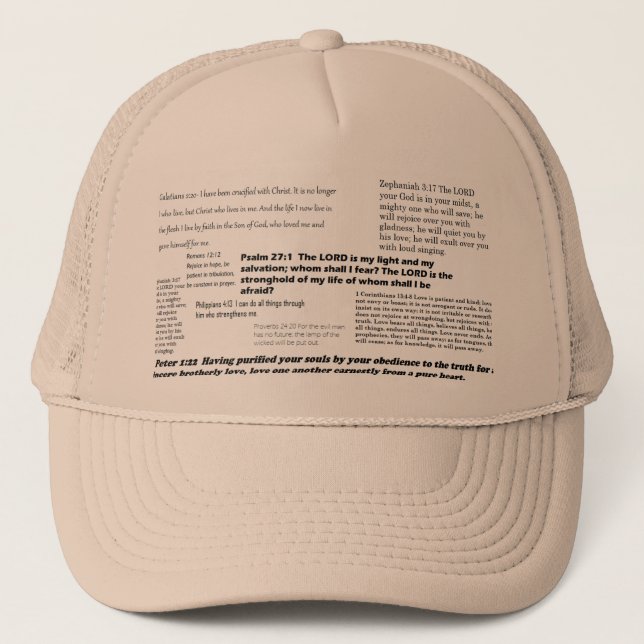 Bible Verse Cap (Front)
