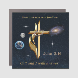 Bible verse car magnet