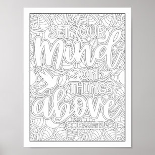 Coloring Page Posters for Sale