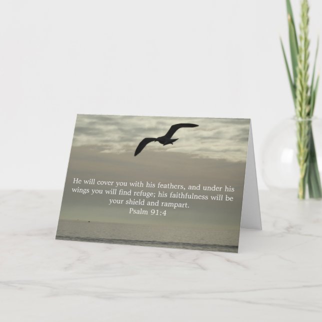 Bible Verse Christian Encouragement Card (Front)