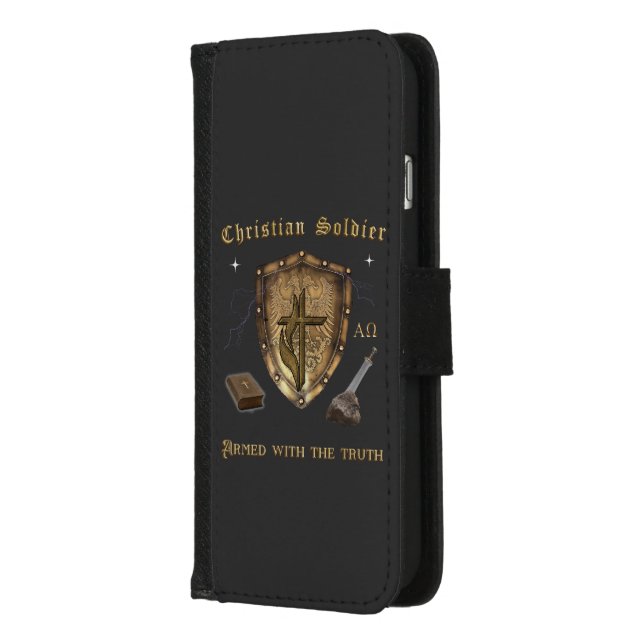 Bible Verse Christian iPhone Wallet Case (Left)