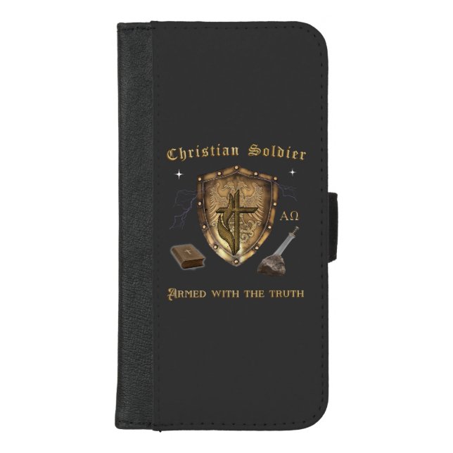 Bible Verse Christian iPhone Wallet Case (Front)