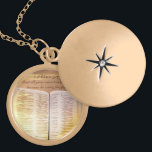 Bible Verse Christian Necklace Locket Chain<br><div class="desc">Bible Verse Peter 1 Christian Church Ministry Sunset Spiritual Sun Gold Crystal Necklace Locket Chain</div>