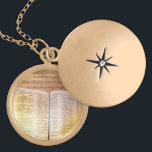 Bible Verse Christian Necklace Locket Chain<br><div class="desc">Bible Verse Peter 1 Christian Church Ministry Sunset Spiritual Sun Gold Crystal Necklace Locket Chain</div>