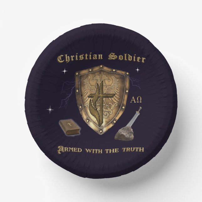 Bible Verse Christian Paper Bowls (Front)
