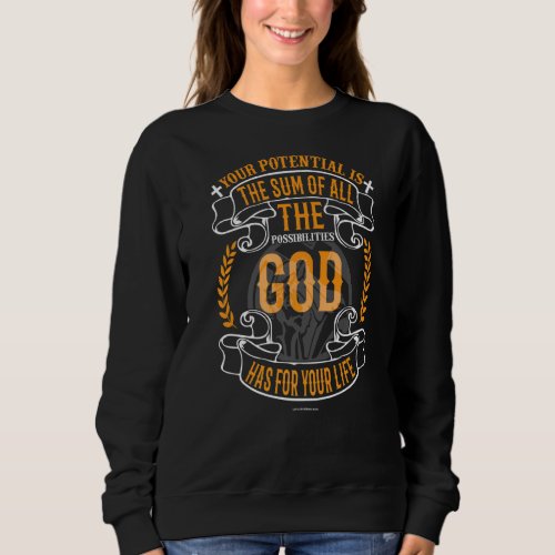 Bible Verse Christian Religious Church Godly  5 Sweatshirt