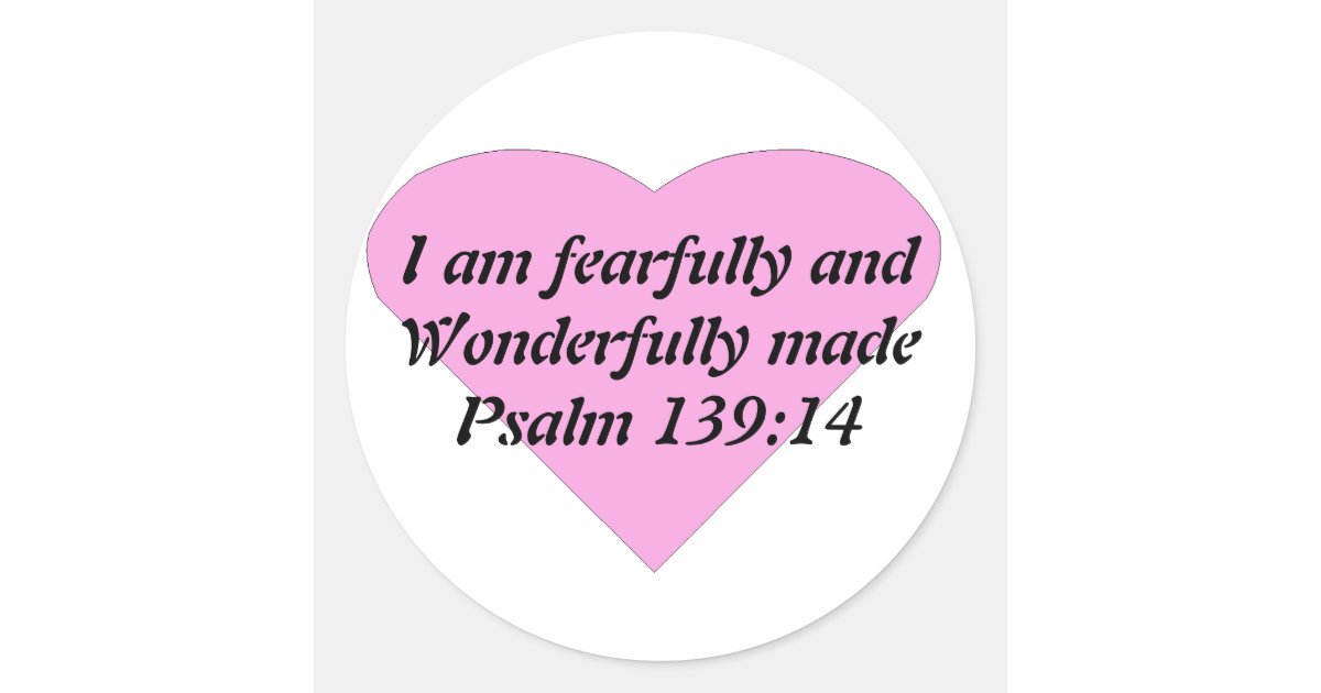 Bible Verse Classic Round Sticker | Zazzle