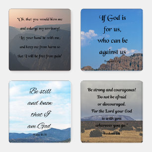 Bible Verse Coaster Set